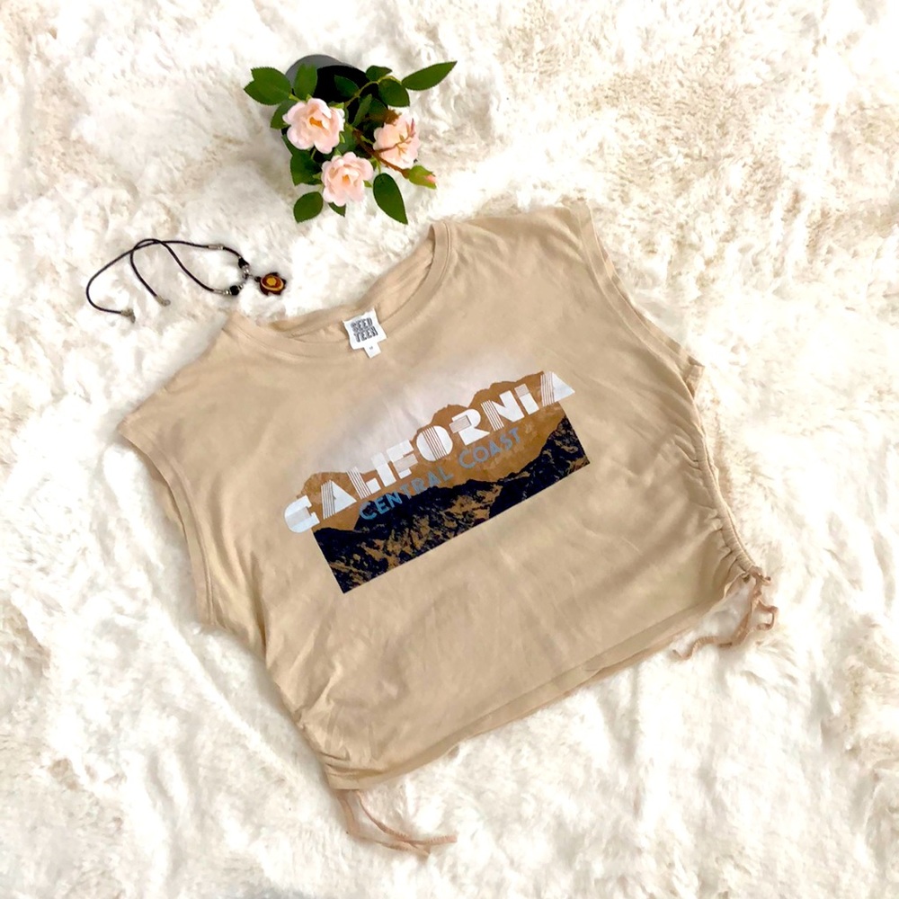 Seed Teen Graphic Crop Top Size 12